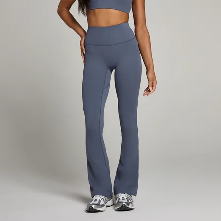 MP Women's Tempo Flared Leggings - Charcoal Blue