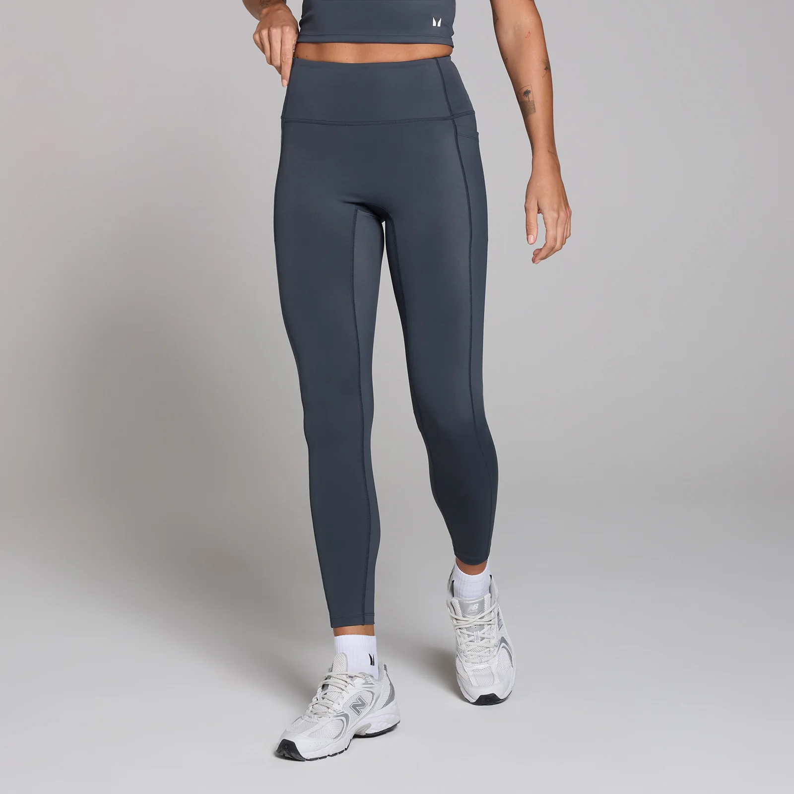 MP Women's Active Pocket Leggings - Midnight Blue - L Bilde 1