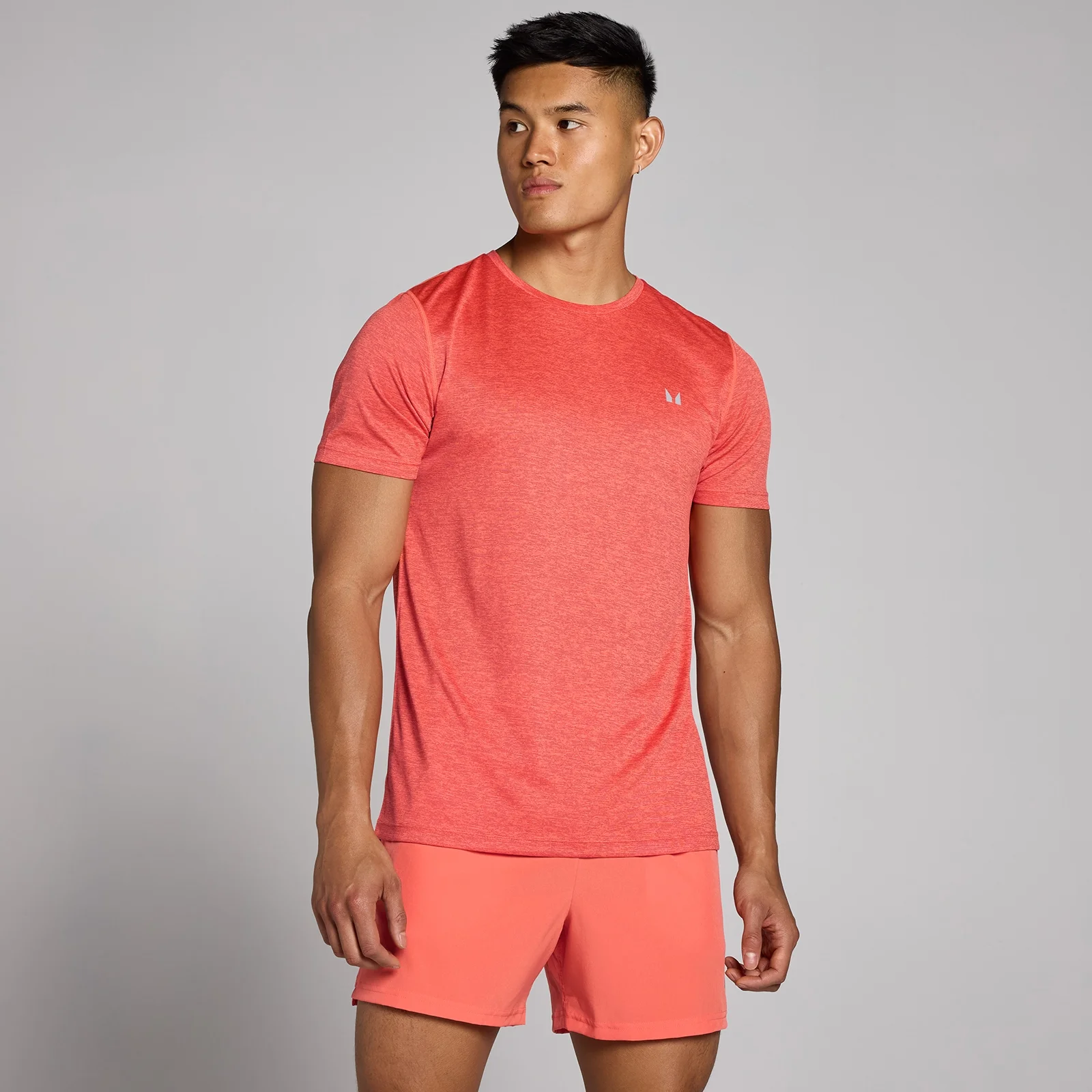 MP Men's Tempo Marl T-Shirt - Coral Red - XS Bilde 1