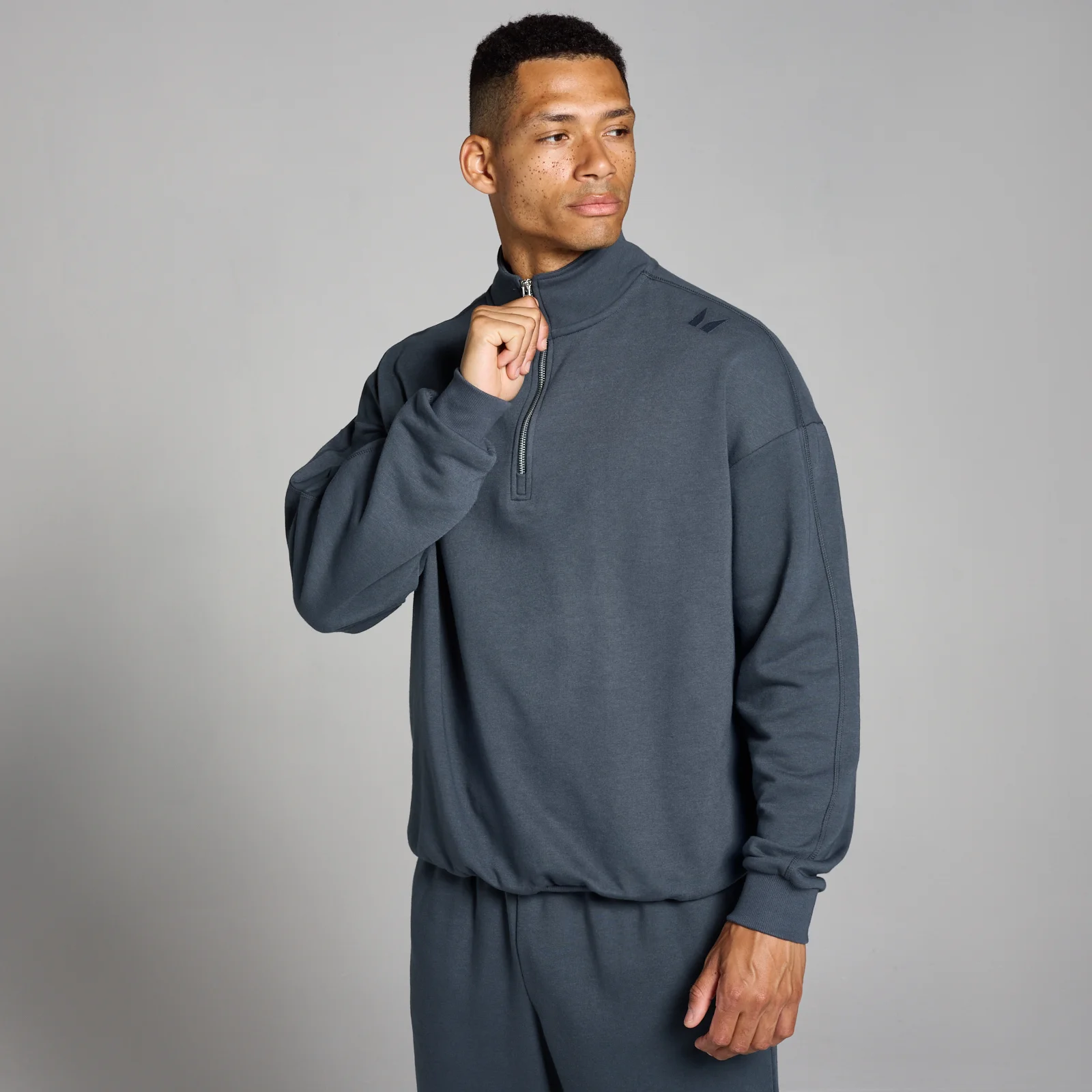 MP Men's Tempo Hybrid 1/4 Zip - Midnight - S Bilde 1