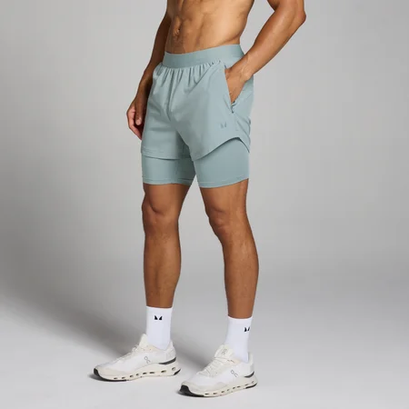 MP Men's Tempo Hybrid 2-in-1 Shorts - Lead