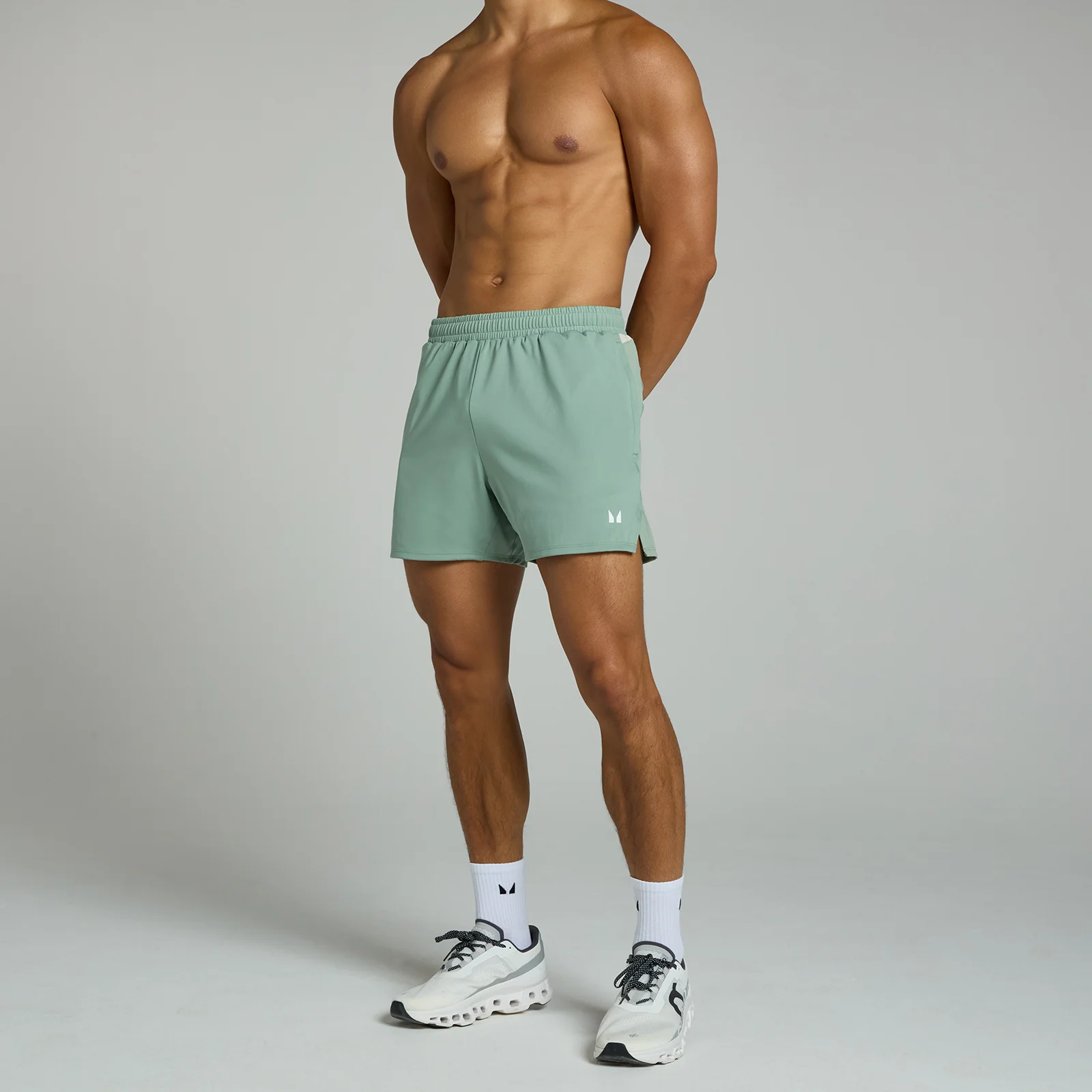 MP Men's Tempo Panel 5" Shorts - Pale Green - XXL Bilde 1