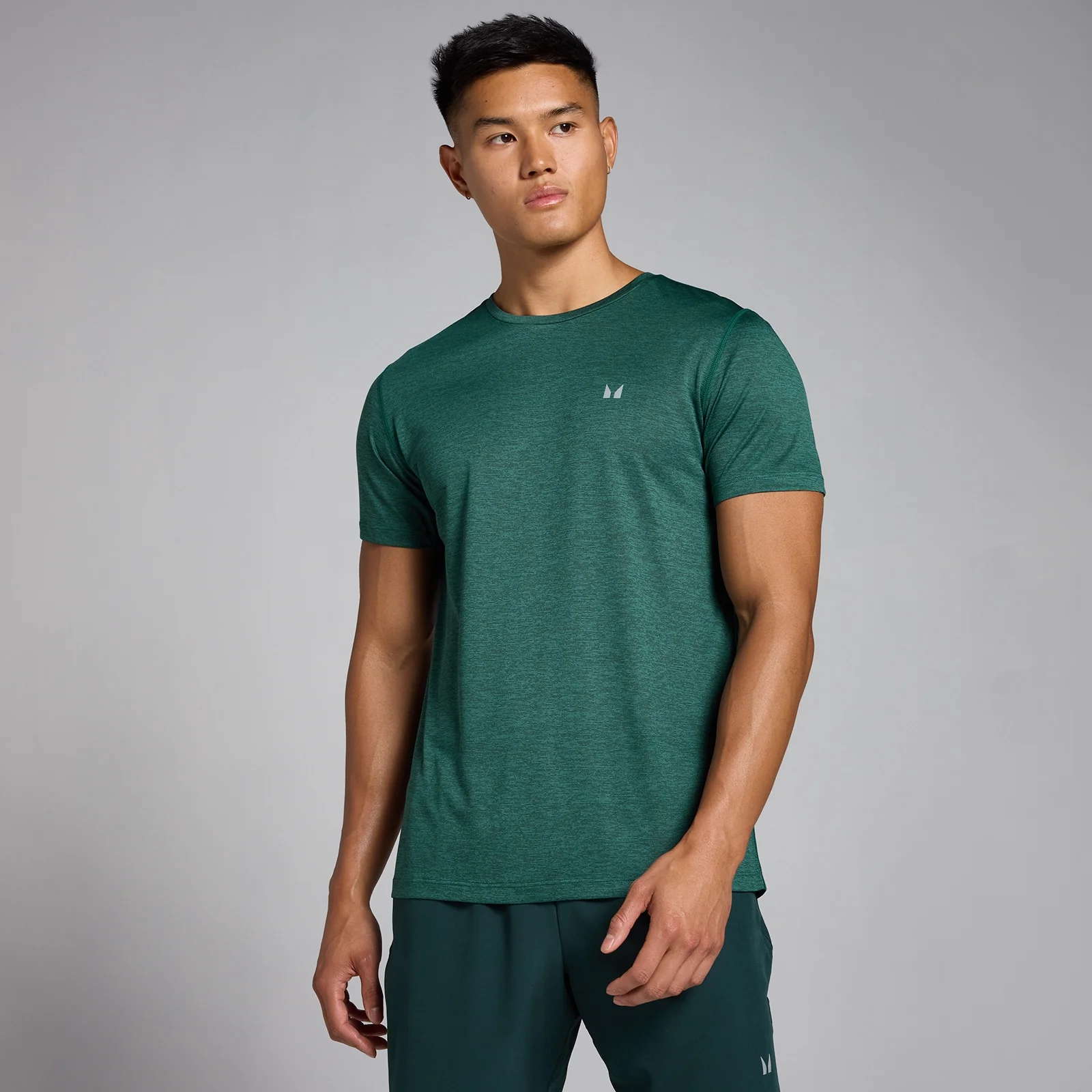 MP Men's Tempo Marl T-Shirt - Deep Green - S Bilde 1
