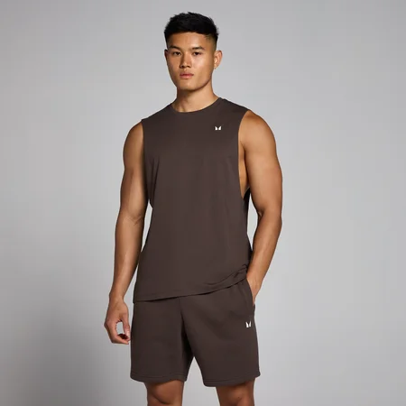 MP Men's Rest Day Drop Armhole Tank - Chocolate