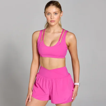 MP Women's Velocity Double Layer Sports Bra - Violet Pink