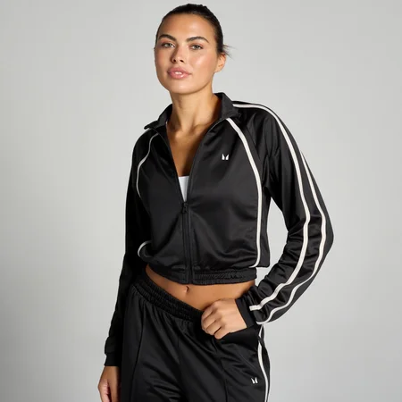 MP Women's Tricot Track Jacket - Black/White
