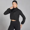 MP Women's Velocity Cropped Windbreaker - Black