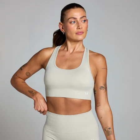 MP Women's Shape Seamless Sports Bra - Ash