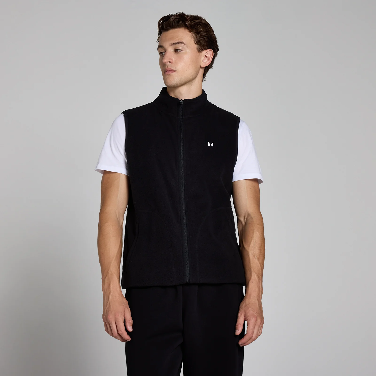 MP Men's Gilet Fleece - Black - S Bilde 1