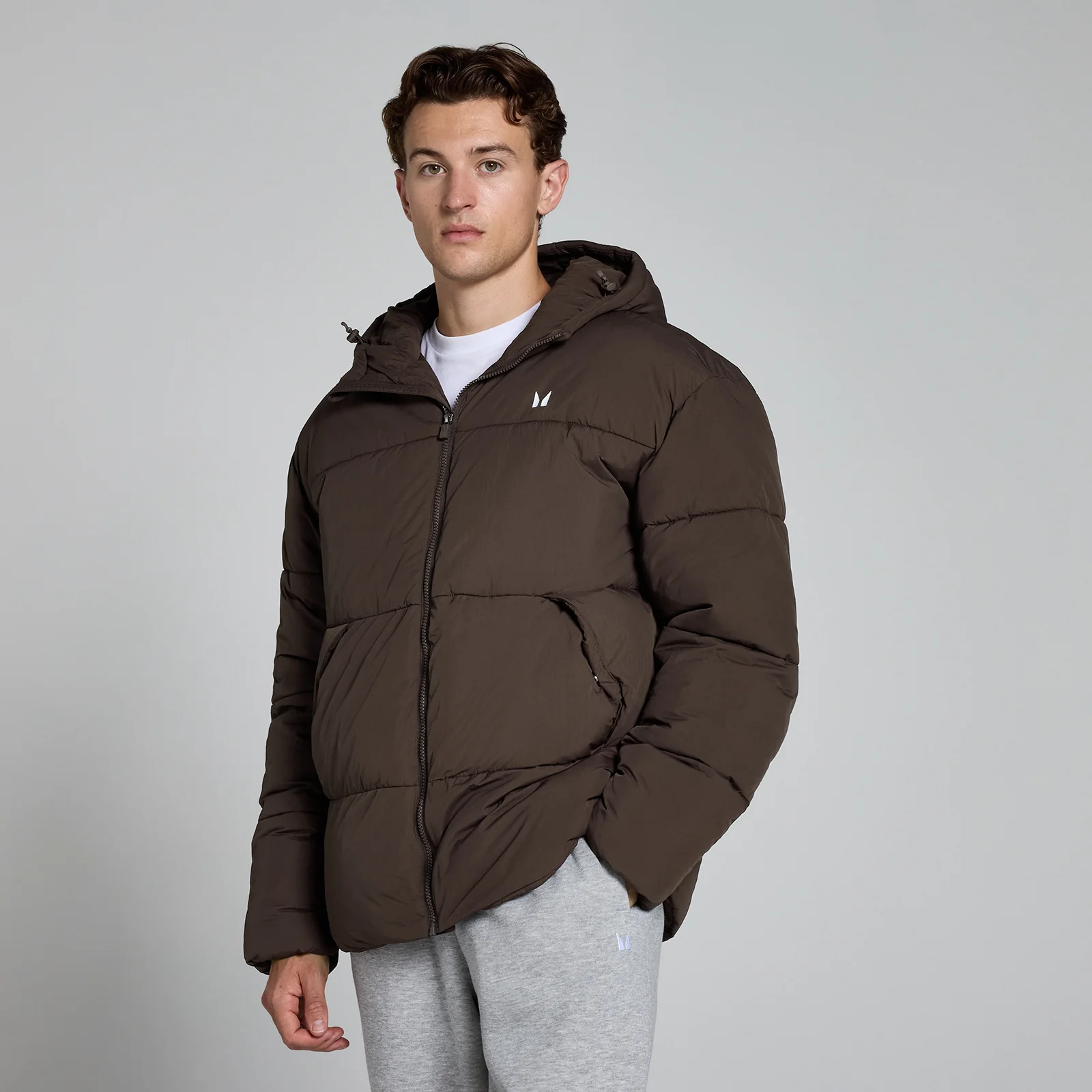 MP Men's Short Puffer - Chocolate - S Bilde 1