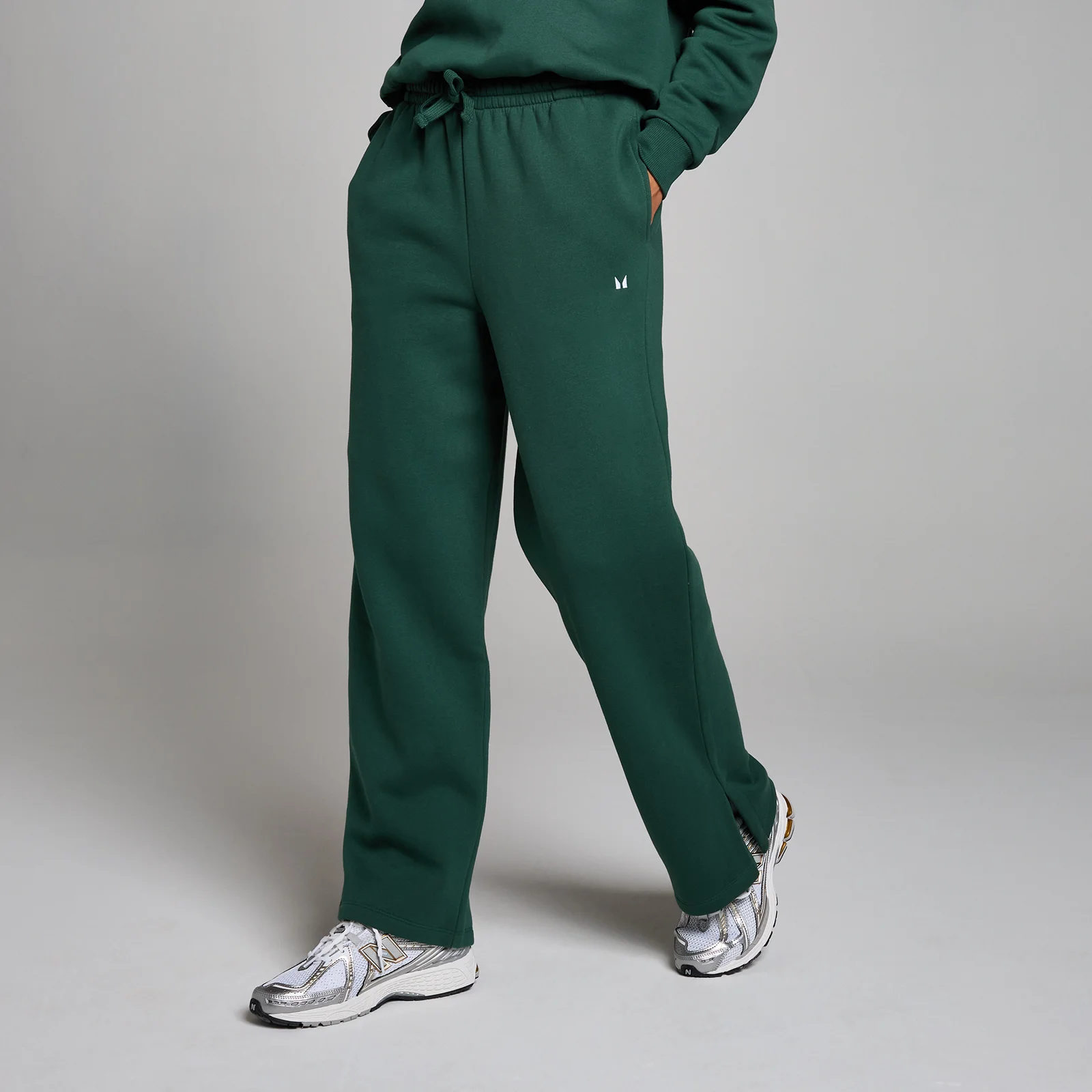 MP Women's Basics Straight Leg Joggers - Racing Green - XS Bilde 1