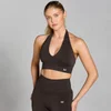 MP Women's Tempo Seamless Halterneck Bra - Chocolate