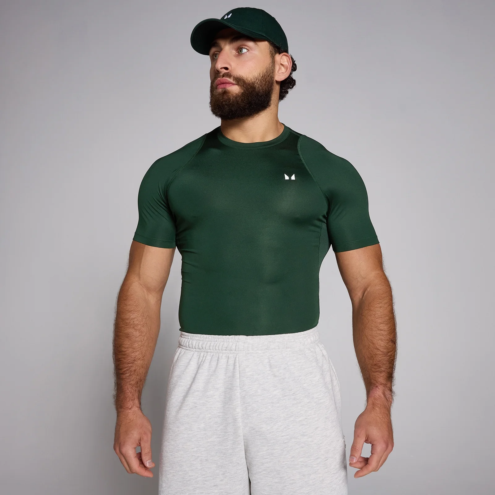 Men's Training Short Sleeve Compression T-Shirt - XS Bilde 1