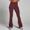 MP Women's Tempo Ruched Front Flared Leggings - Deep Berry