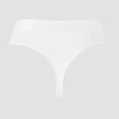 MP Women's Mid Rise Thong (5 Pack) - White - White - M Bilde 7