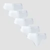 MP Women's Mid Rise Bikini Brief (5 Pack) - White - White