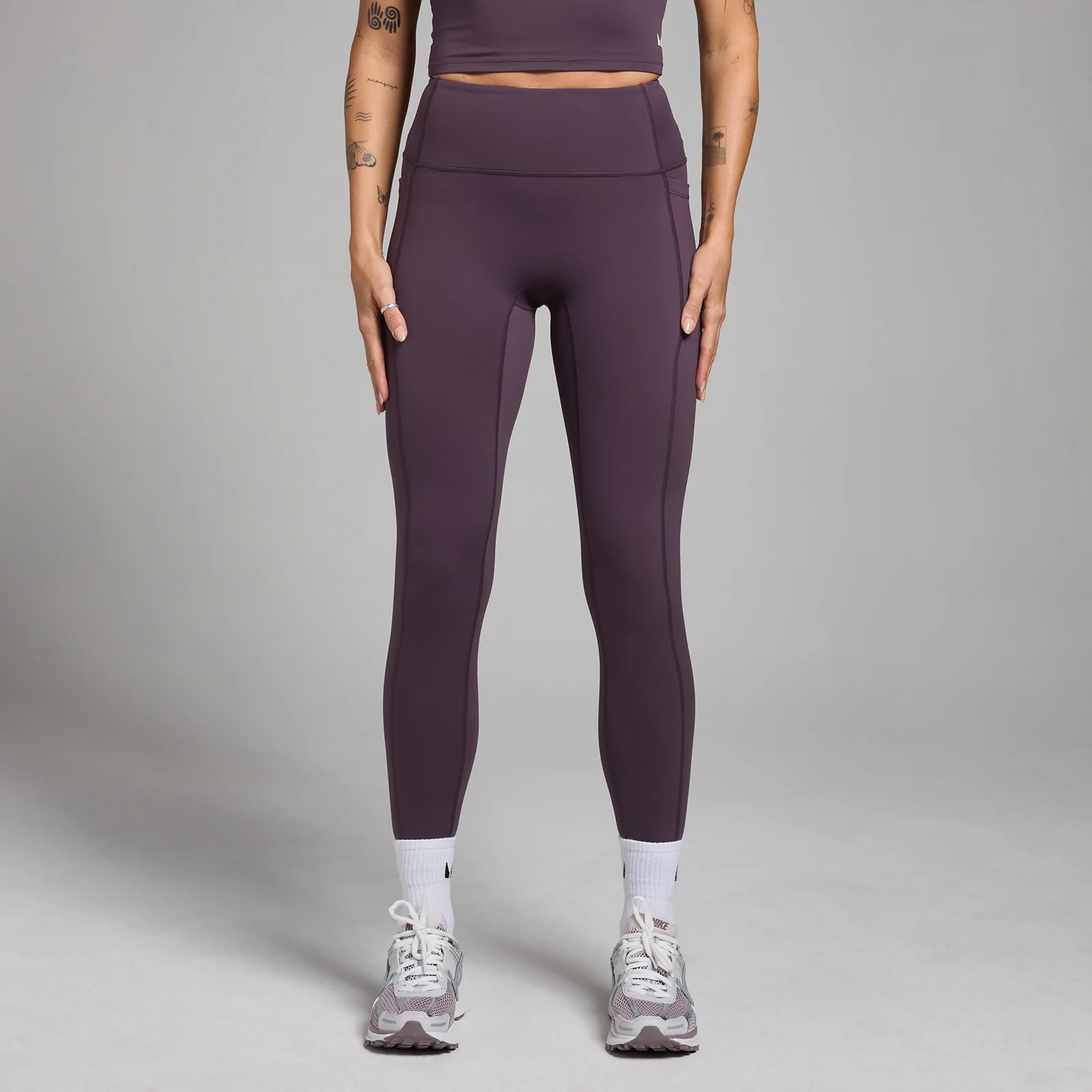 MP Women's Active Pocket Leggings - Deep Purple - XS Bilde 1