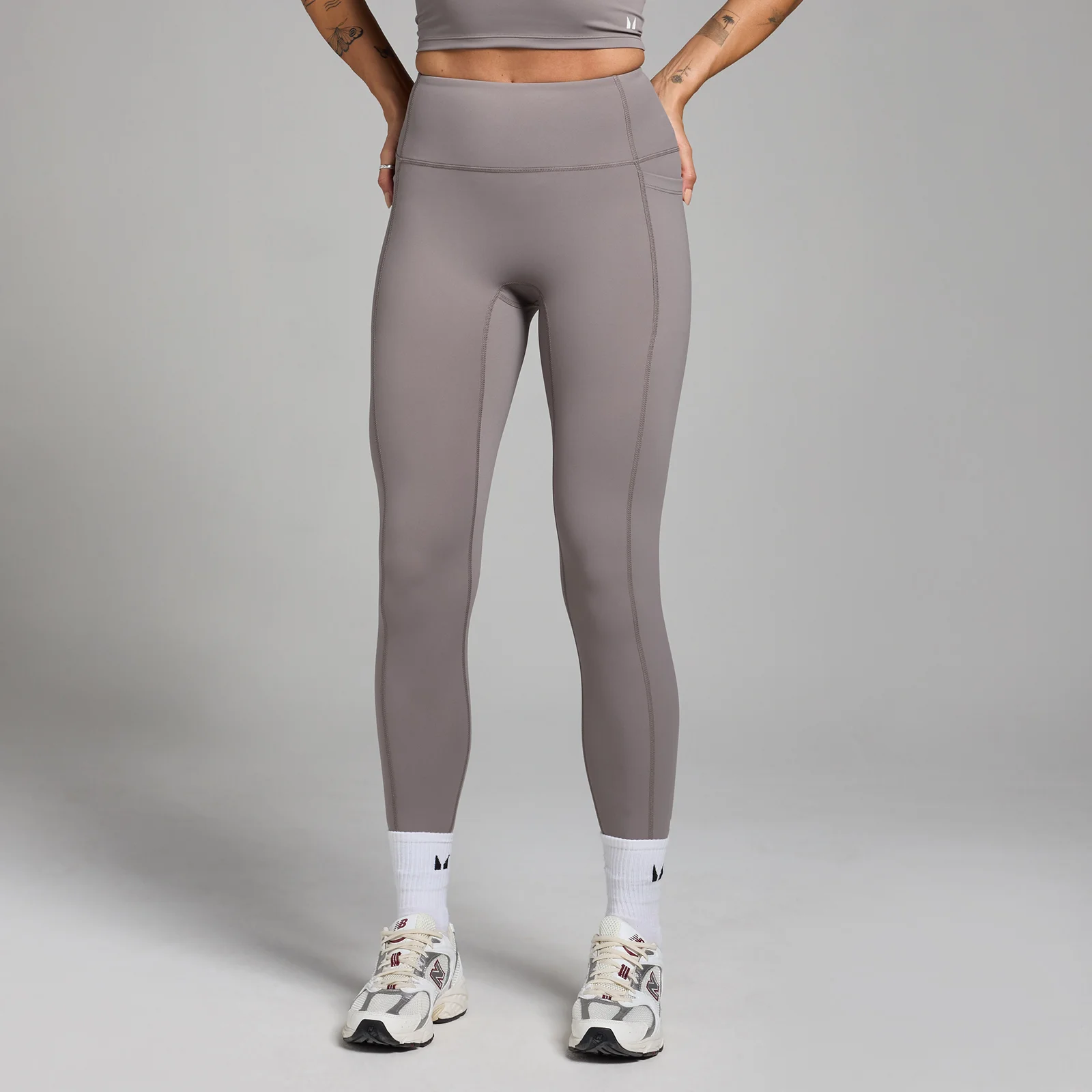 MP Women's Active Pocket Leggings - Cool Grey - XL Bilde 1