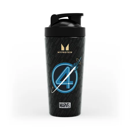Myprotein Fantastic Four Recycled Metal shaker - Black