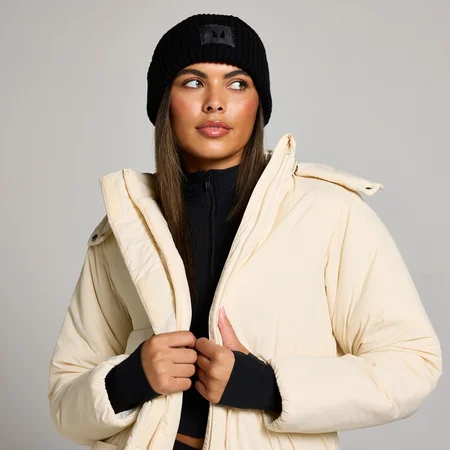 MP Knit Beanie Hat - Black