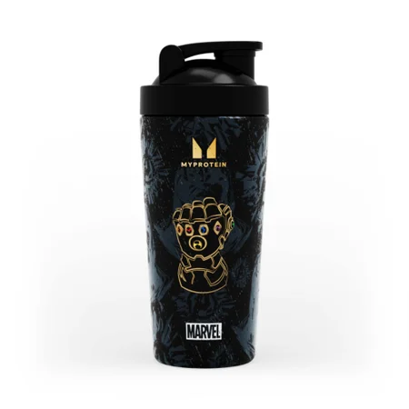Myprotein Thanos Recycled Metal shaker - Black