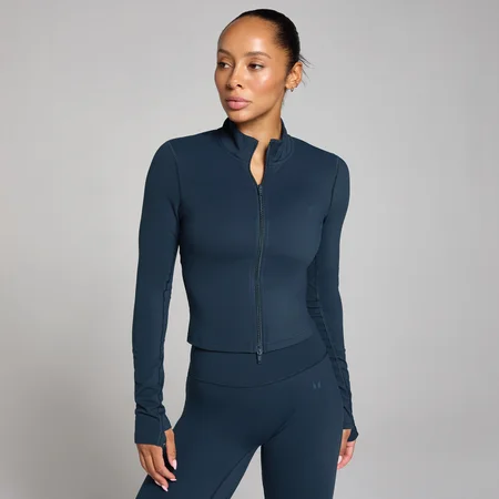 MP Women's Tempo Cropped Jacket - Dark Sapphire