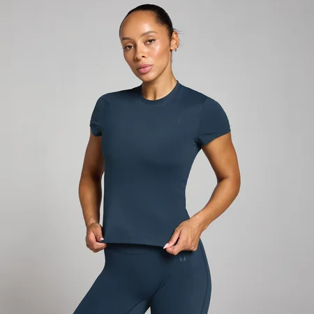 MP Women's Tempo Body Fit Short Sleeve T-Shirt - Dark Saphire