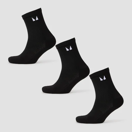 MP Running Socks (3 pack) - Black
