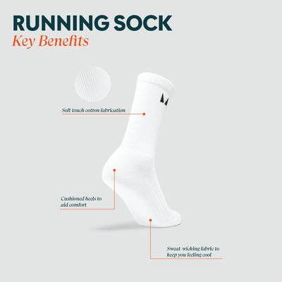 MP Running Socks (3 pack) - Black - UK 9-11 Bilde 6
