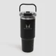Myprotein Recycled Metal Top Handle Straw Bottle 900ml - Black