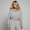 MP Women's Soft Touch Zip Through Hoodie - Grey Marl