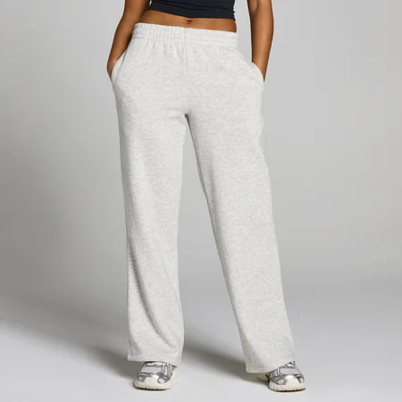 MP Women's Basics Straight Leg Joggers - Light Grey Marl