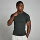 MP Men's Lift Ribbed Muscle Fit T-Shirt - Washed Black