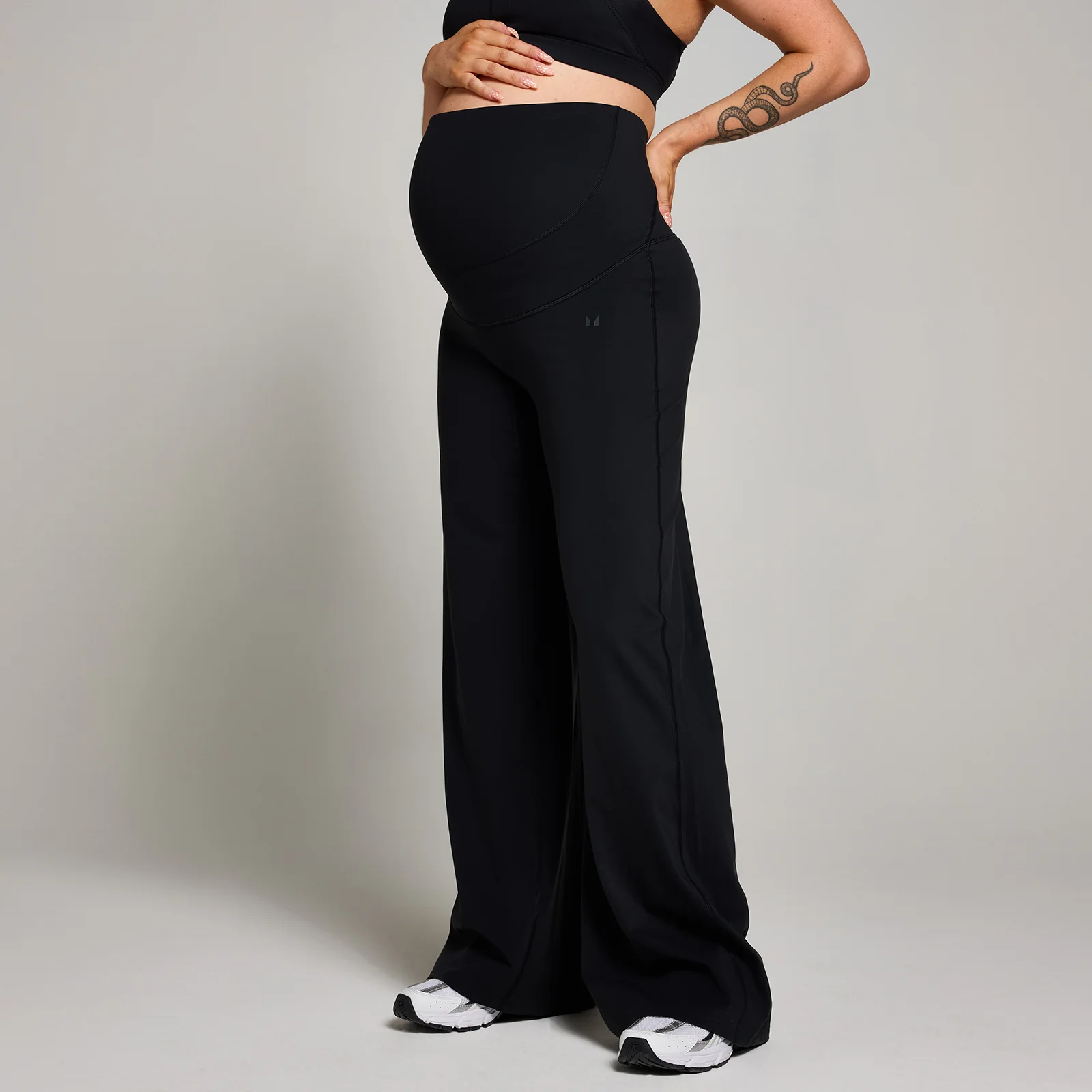 MP Women's Tempo Maternity Wide Leg Leggings - Black - XS Bilde 1