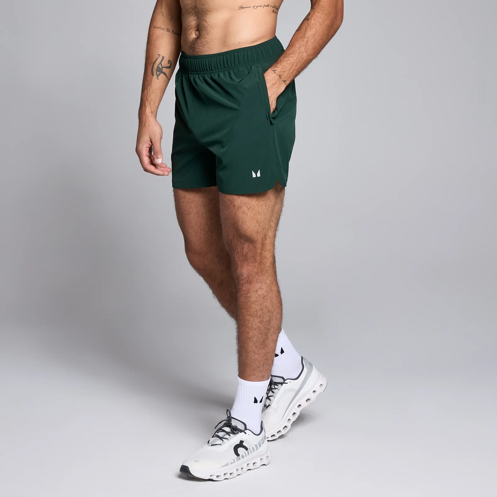MP Men's Training 5" Woven Shorts - Dark Emerald - XS Bilde 1