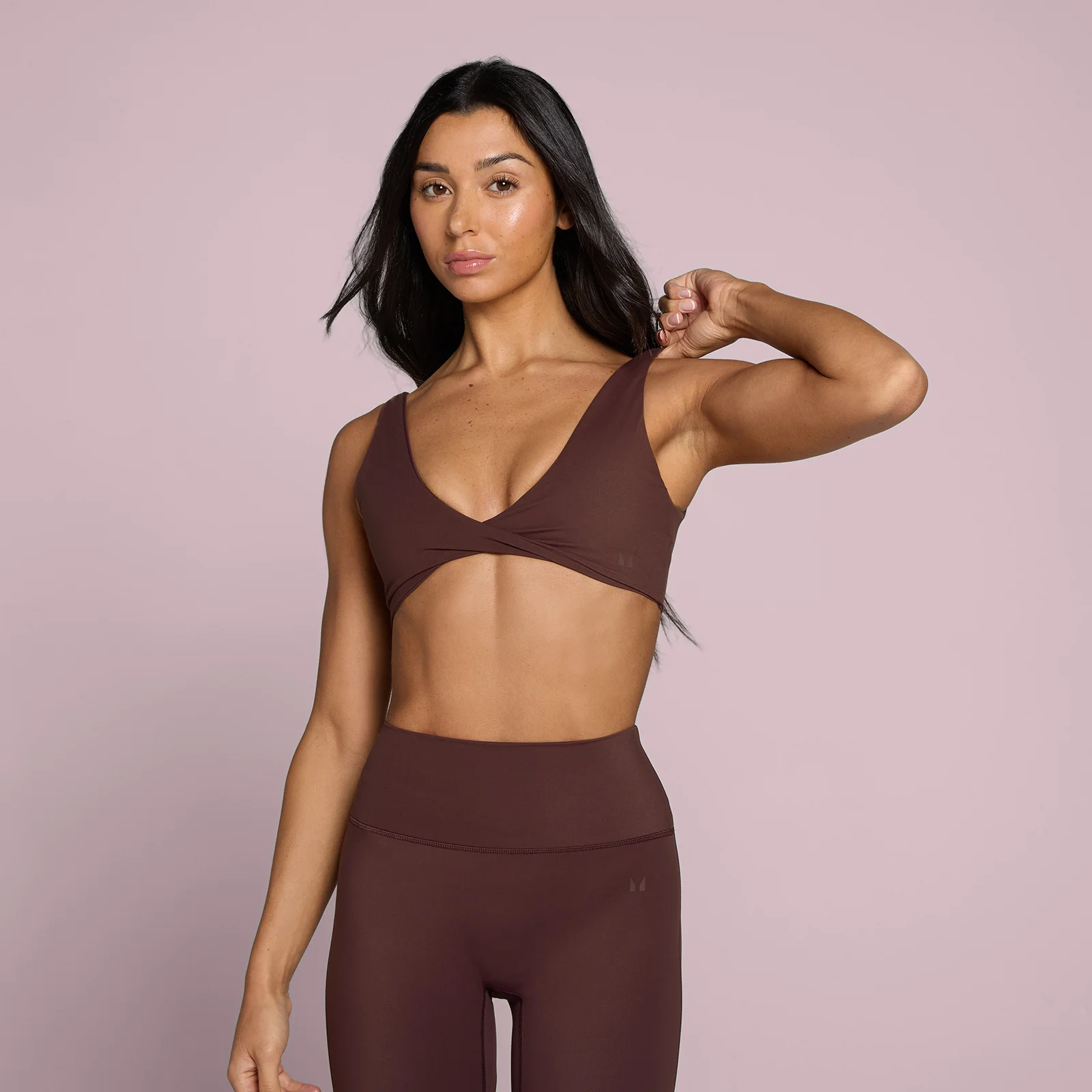 MP Dame Tempo Sports-BH med Vri Foran - Fudge - XXL Bilde 1