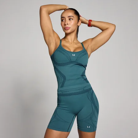 MP Women's Hybrid Seamless Vest - Rich Teal