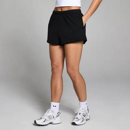 MP Dame Lifestyle Sweatshorts - Vasket Svart