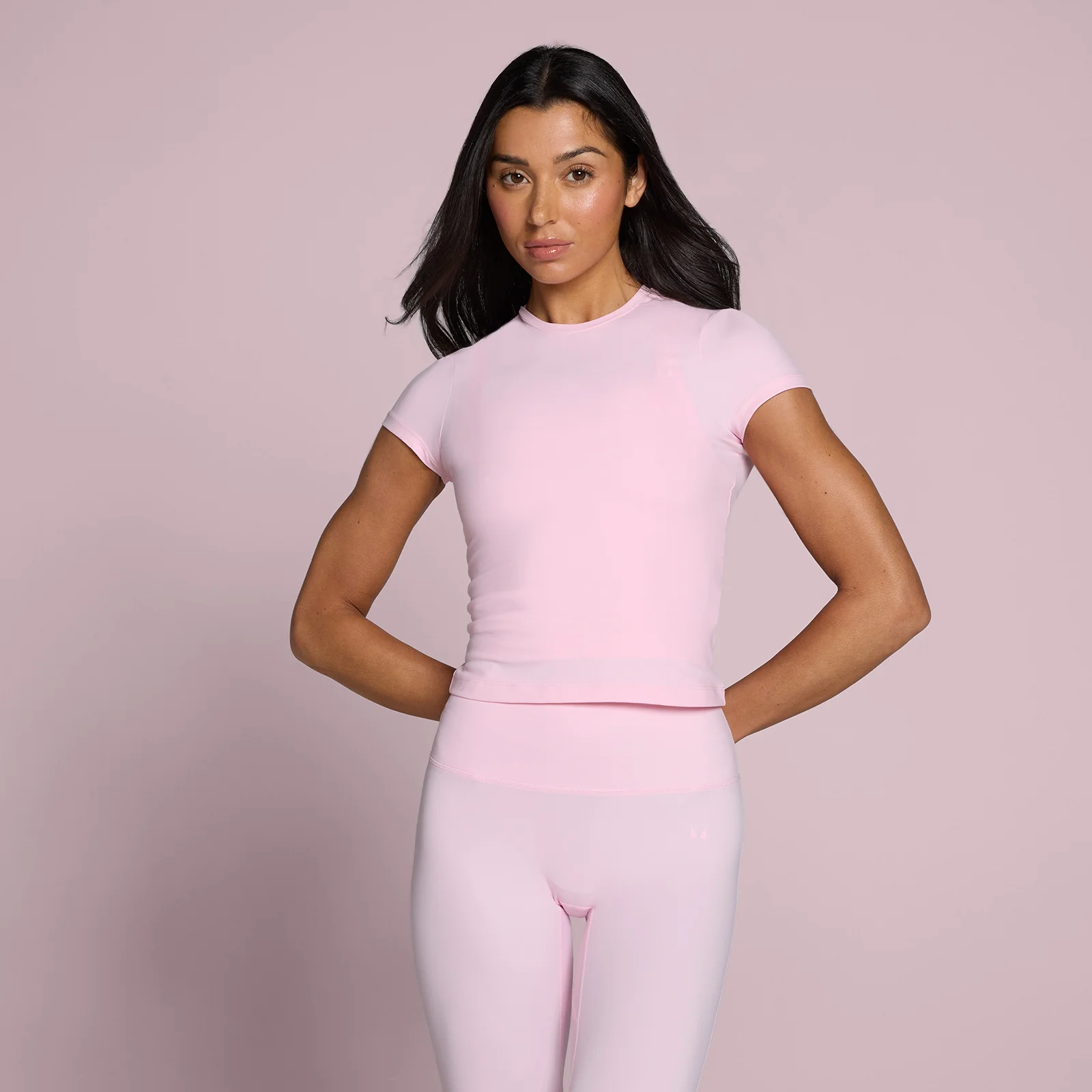 MP Dame Tempo Body Fit Kortermet T-Skjorte - Blush - M Bilde 1