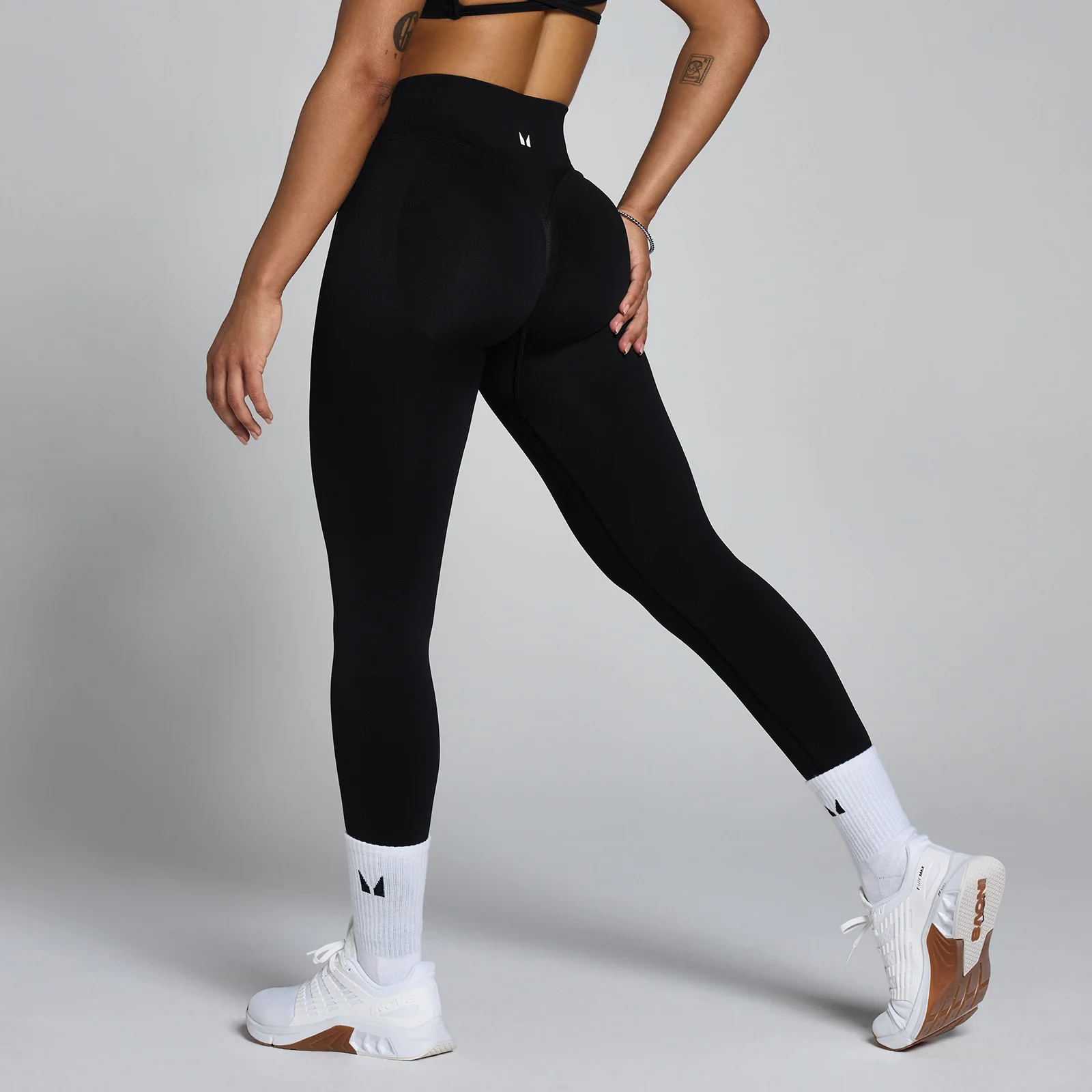MP Women's Lift Seamless Scrunch Leggings - Black - XS Bilde 1