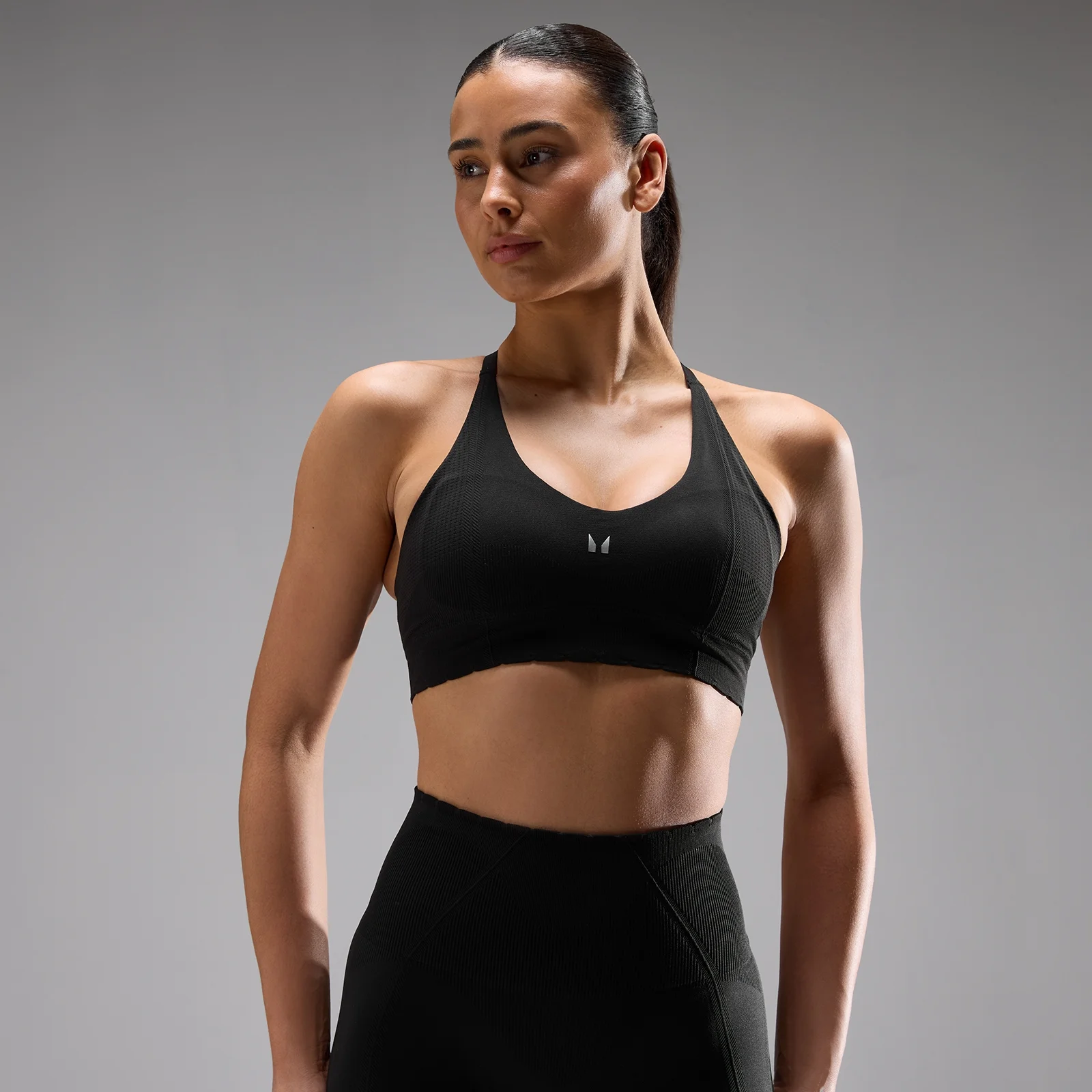 MP Women's Tempo Ultra Seamless Sports Bra - Black - XS Bilde 1