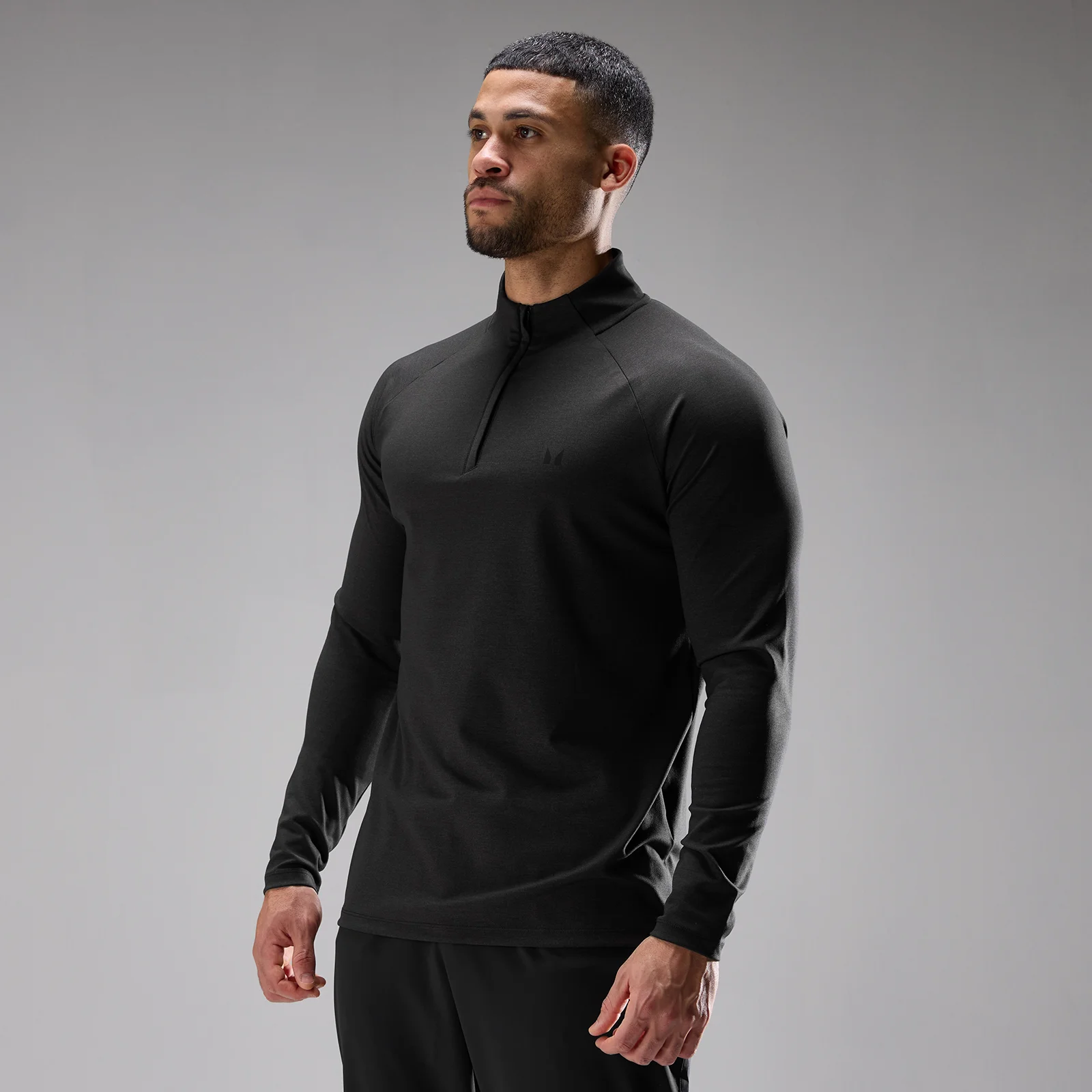 MP Men's Training Ultra Jersey 1/4 Zip - Black - M Bilde 1