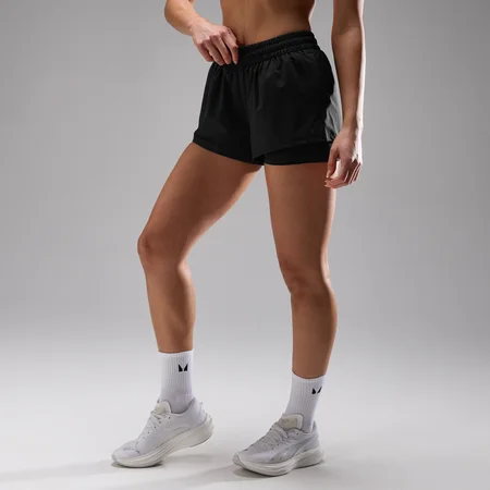 MP Dame Velocity Ultra Rutet Shorts - Svart