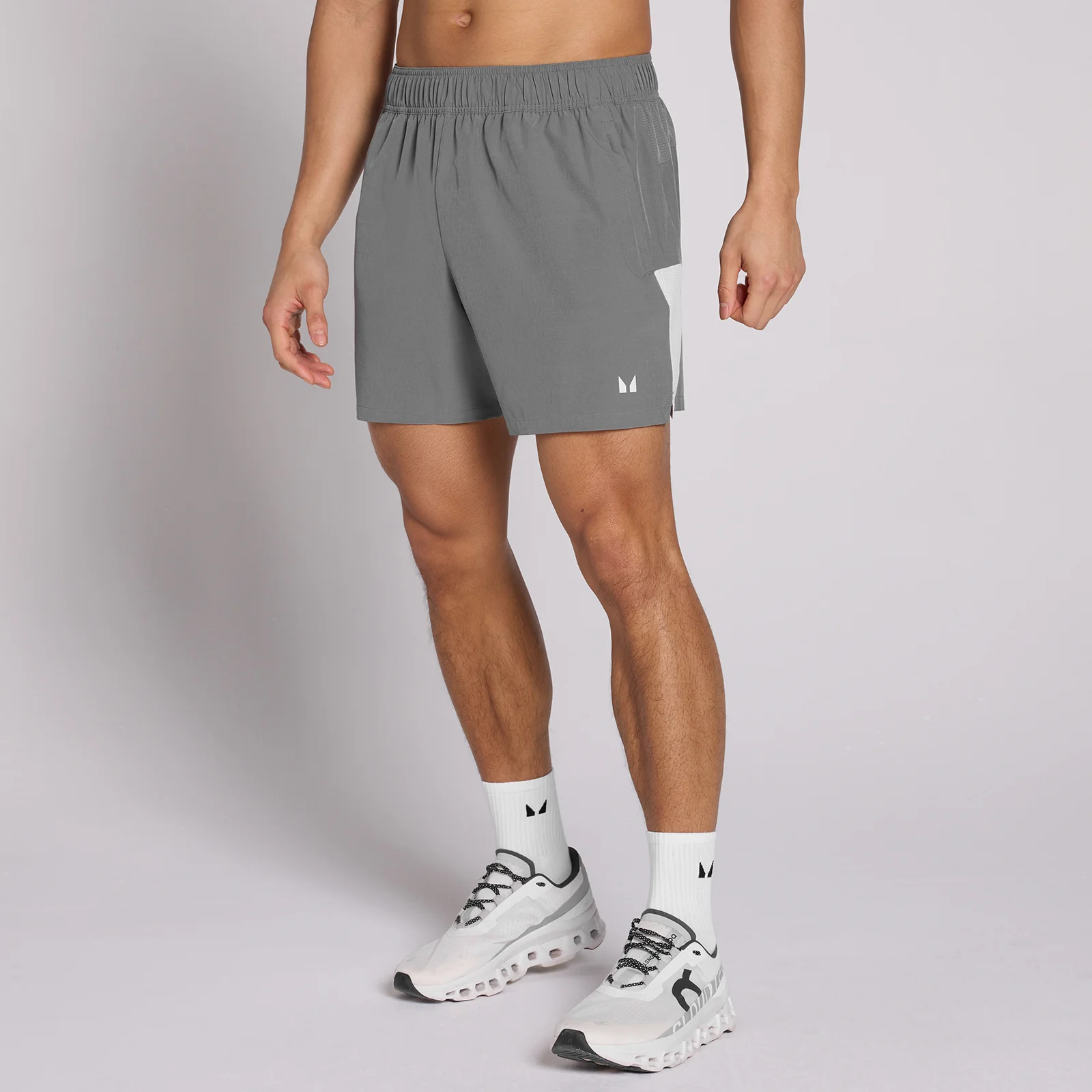 MP Men's Active Training 5" Pocket Short - Steel Grey - XS Bilde 1