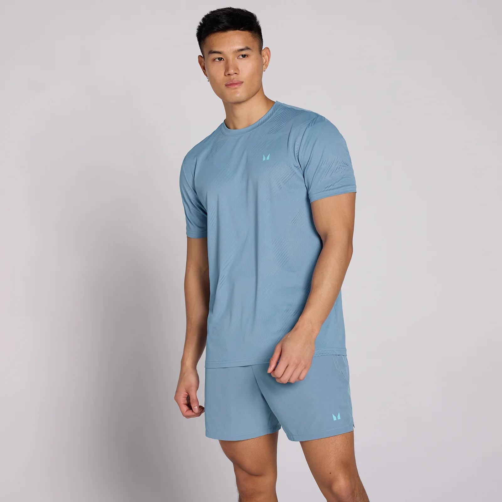 MP Men's Active Training Pillar Graphic T-Shirt - Fog Blue - XS Bilde 1