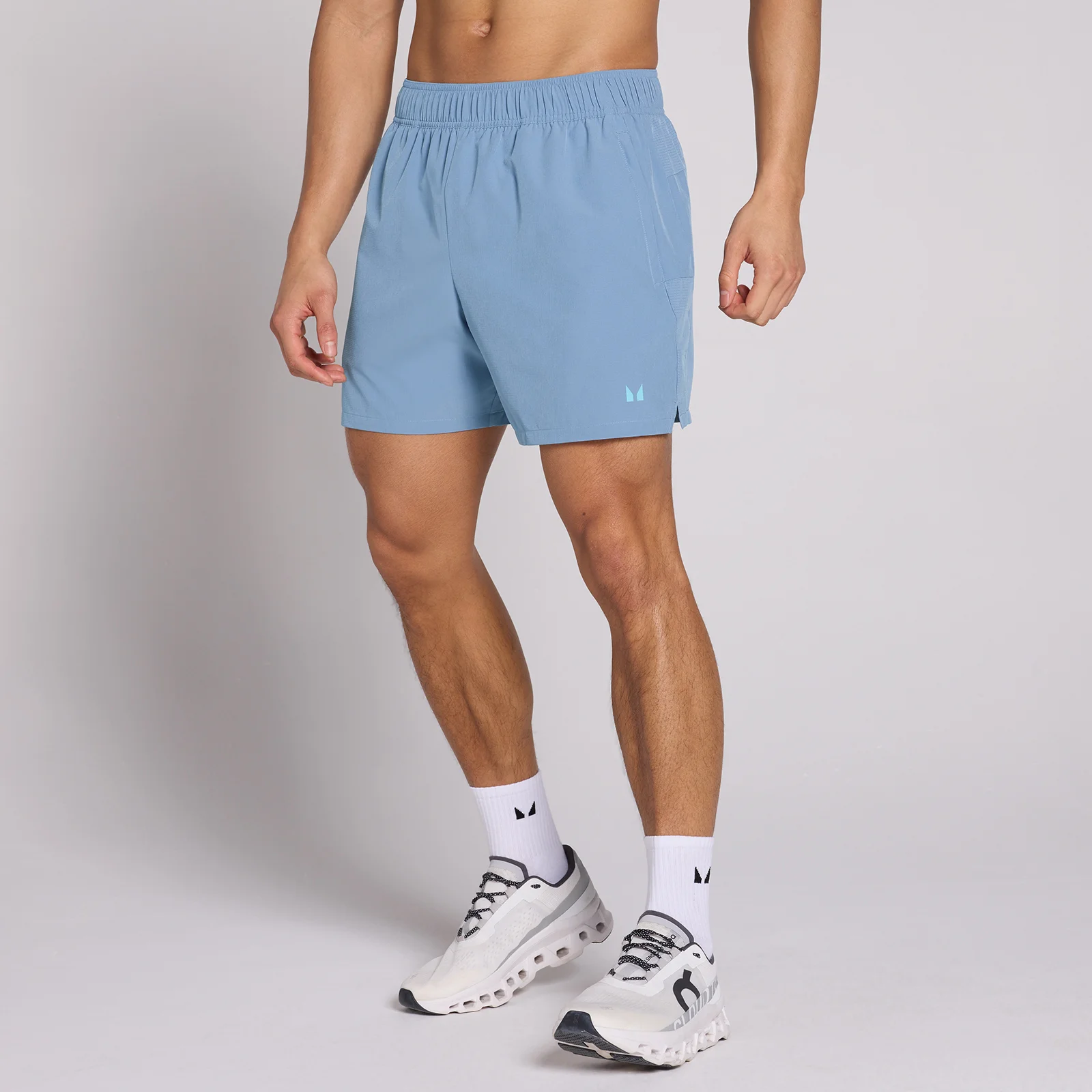 MP Men's Active Training 5" Pocket Short - Fog Blue - XS Bilde 1