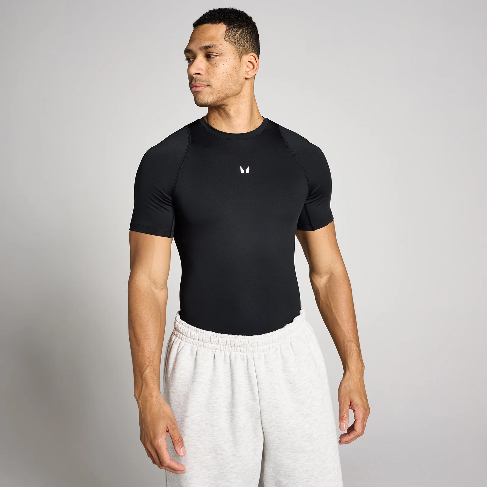 MP Men's Training Short Sleeve Baselayer - Black - XS Bilde 1