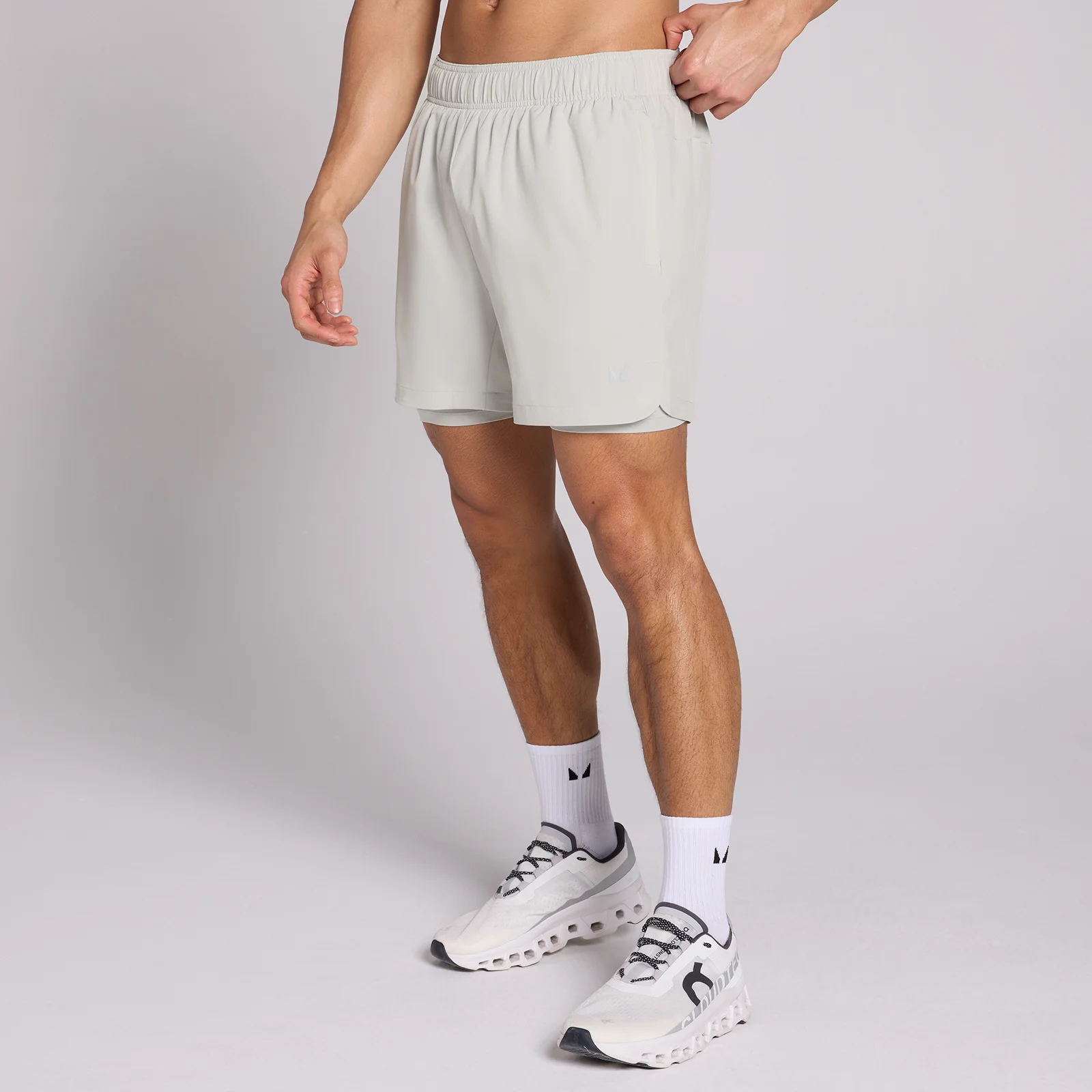 MP Men's 5" 2-in-1 Training Shorts - Chrome - XS Bilde 1