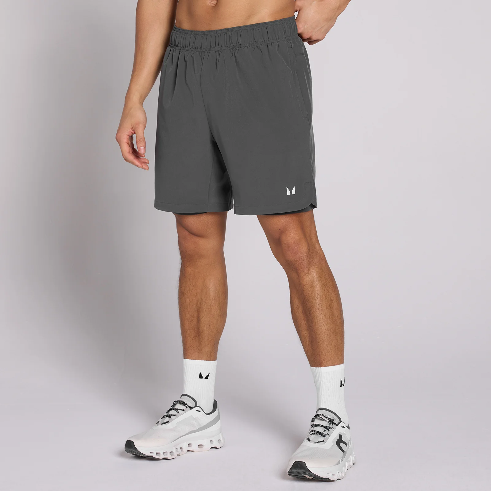 MP Men's 7" 2-in-1 Training Shorts - Dark Grey - XL Bilde 1