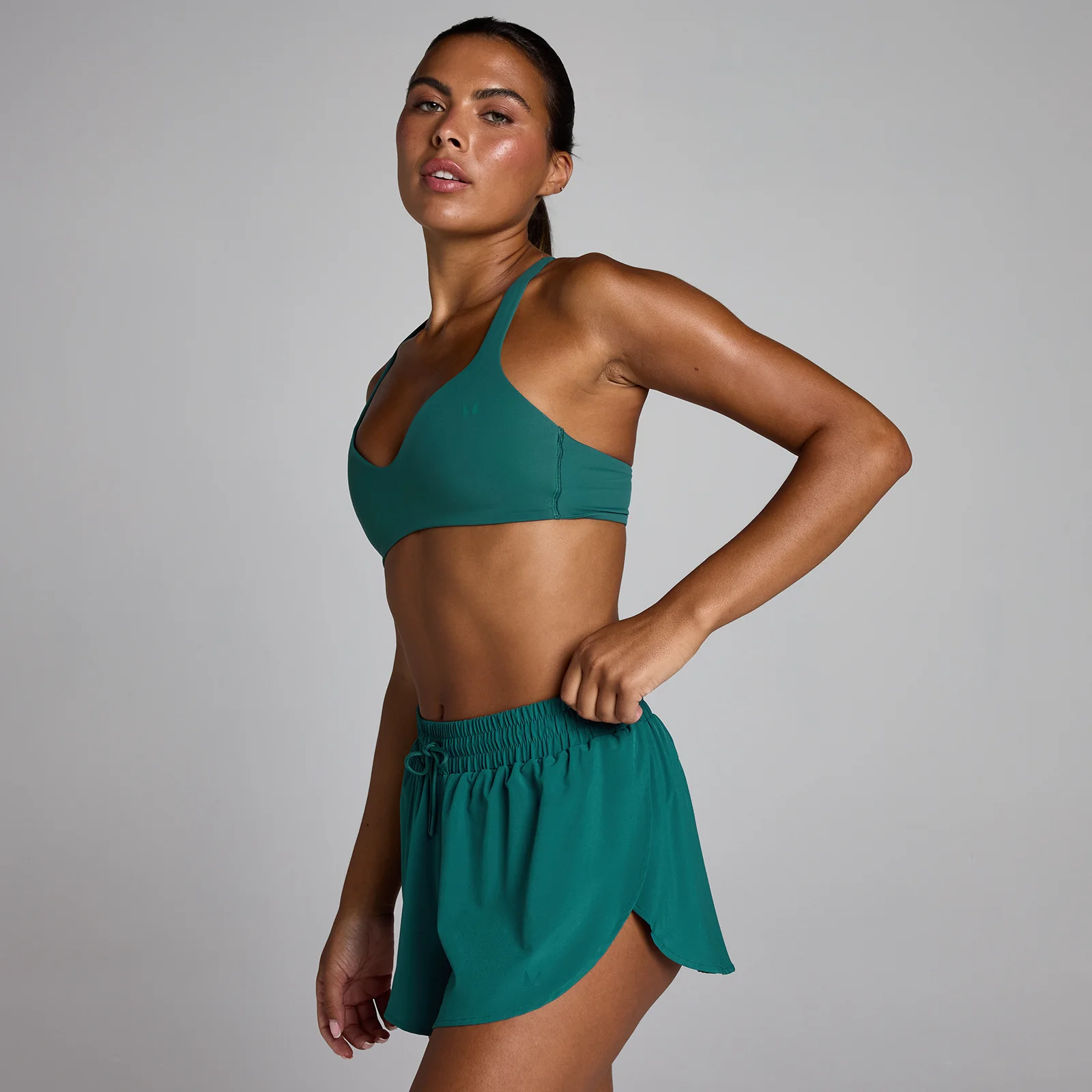 MP Women's Tempo Twist Back Sports Bra - Rich Teal - XS Bilde 1